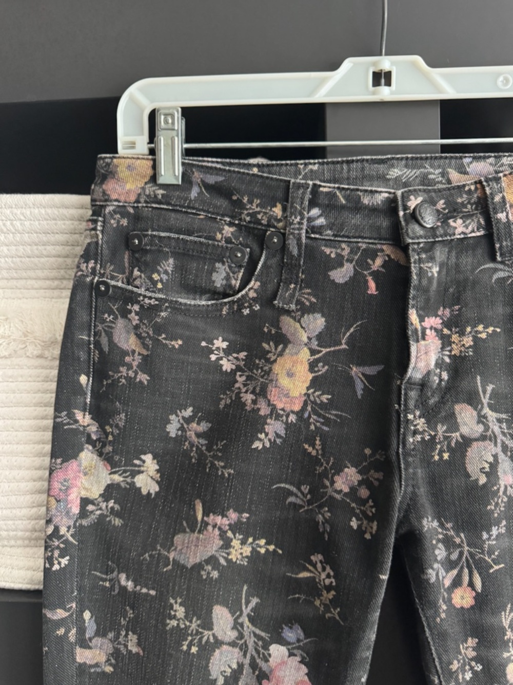 R13 Floral Denim - Picture 3 of 9